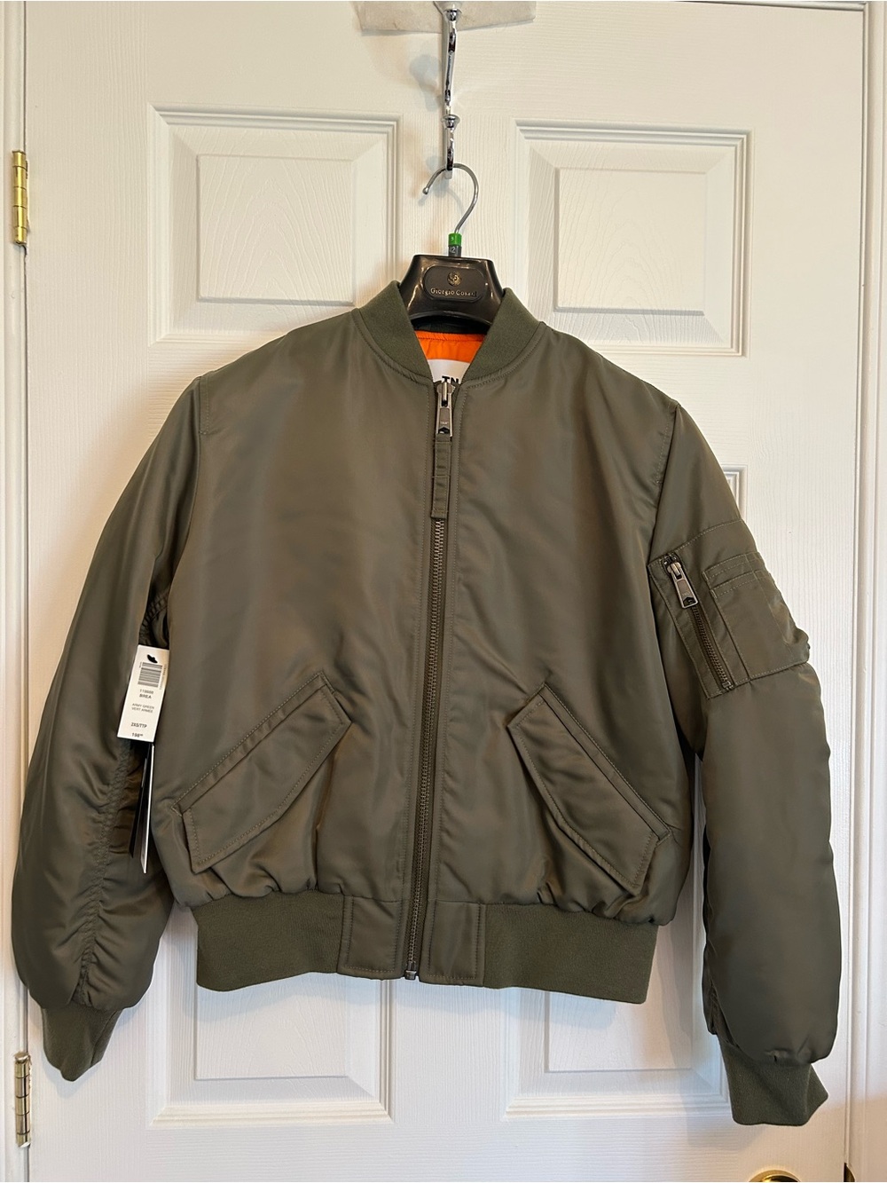TNA Olive Green Women's Bomber Jacket